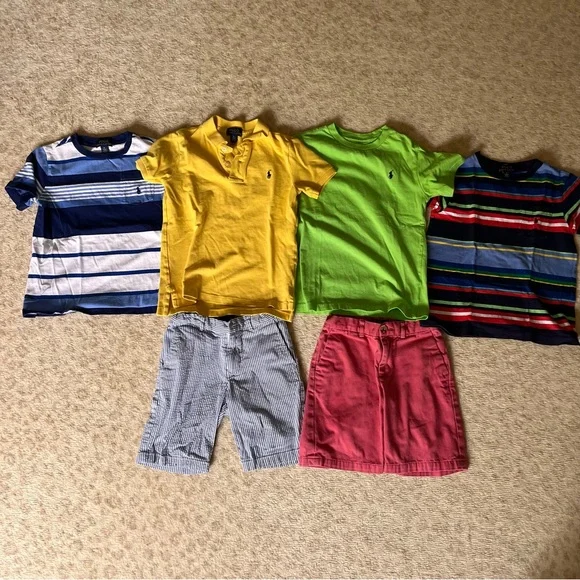 COPY - Polo Ralph Lauren Kids set of shorts and T-Shirts (size 6) - Picture 8 of 8